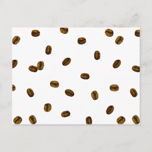 Cartão Postal Padrão De Bean De Café