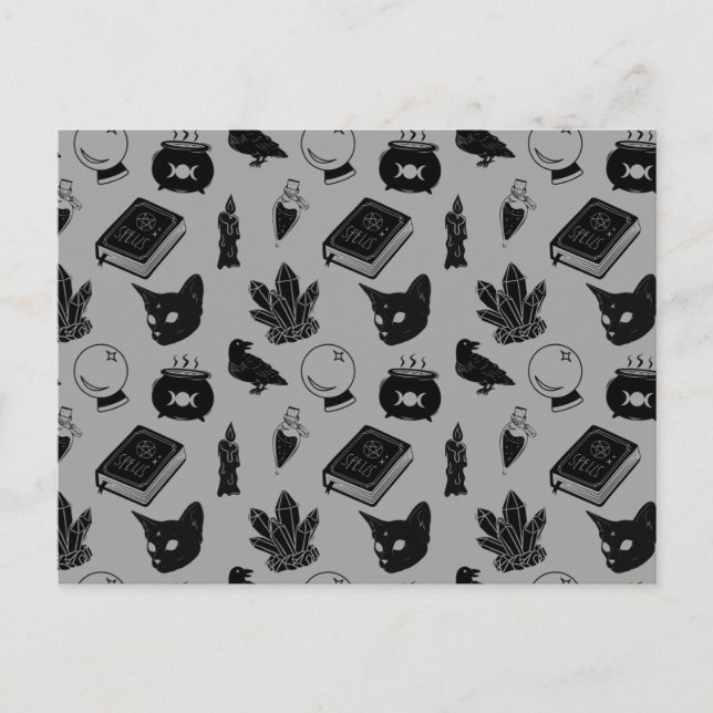 Cartão Postal Padrão de Bruxaria I (Frente)
