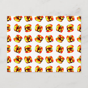 Cartão Postal Padrão de Burger