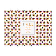 Padrão de Colcha de Folhas de Outono Moderno