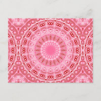 Padrão de Crimson e Mandala Rosa