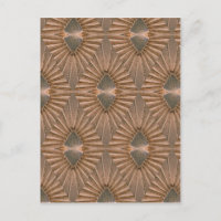 Padrão de Diamante de Arte Deco Bronze