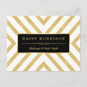 Cartão Postal Padrão de distribuição de brilho Dourada do Na 