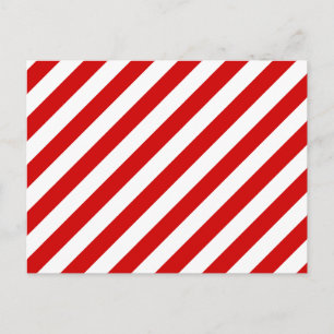 Cartão Postal Padrão de distribuição de diagnóstico vermelho e b