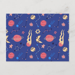 Cartão Postal Padrão de espaço