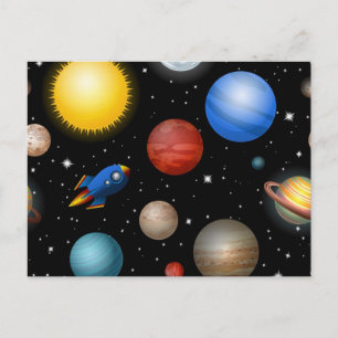 Cartão Postal Padrão de espaço