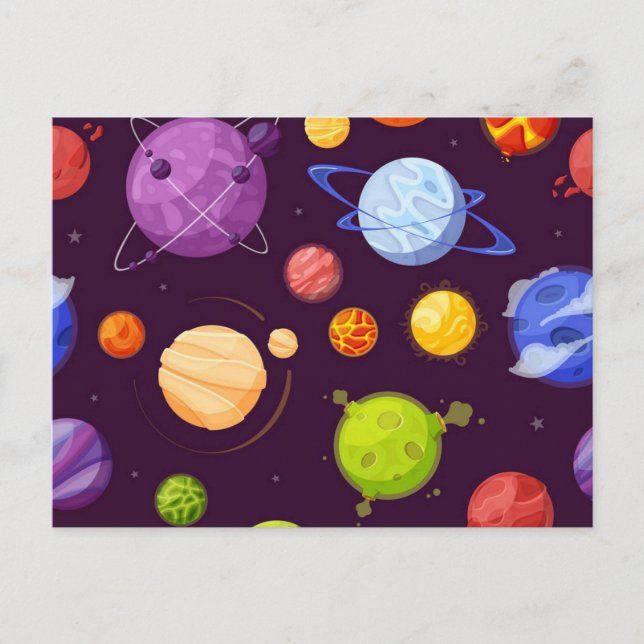Cartão Postal Padrão de espaço (Frente)