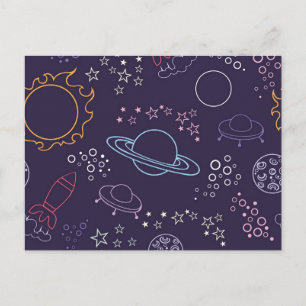 Cartão Postal Padrão de espaço