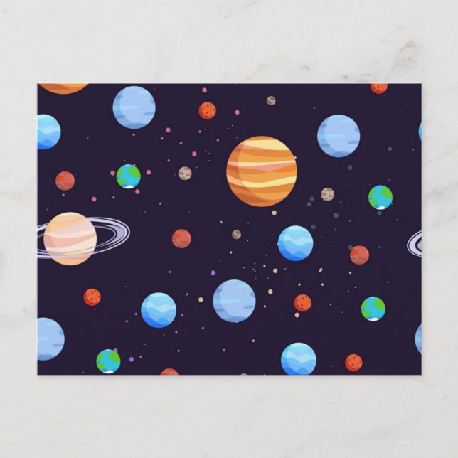 Cartão Postal Padrão de espaço (Frente)