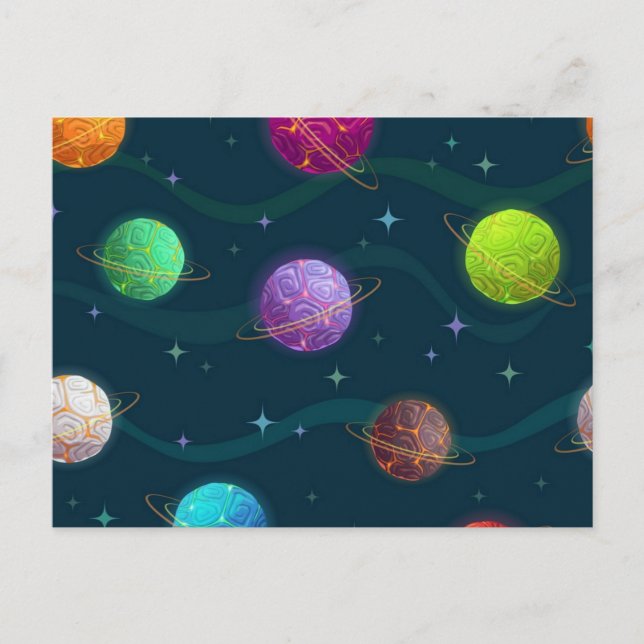 Cartão Postal Padrão de espaço (Frente)