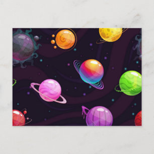 Cartão Postal Padrão de espaço