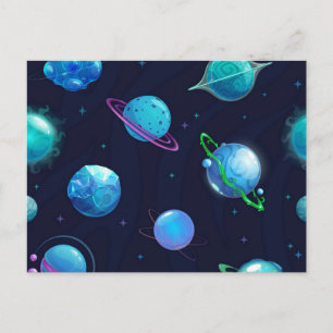 Cartão Postal Padrão de espaço