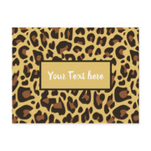 Padrão de Estampa de Leopardo Clássico Felino Gato