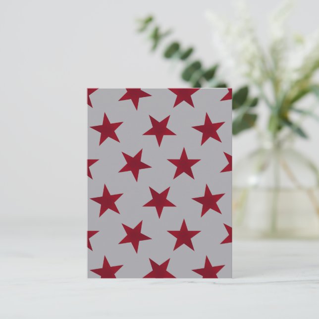 Cartão Postal Padrão de estrelas de ouro 11 (Em pé/Frente)