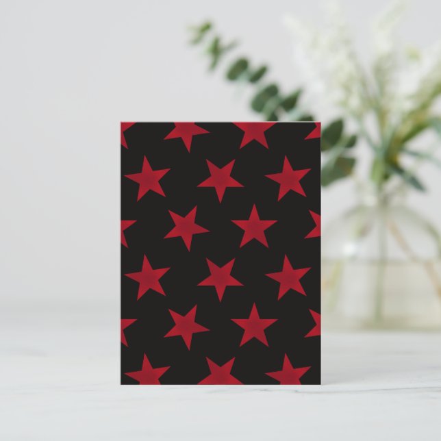 Cartão Postal Padrão de estrelas de ouro 8 (Em pé/Frente)