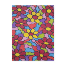 Padrão de Flor do Arco-Íris Retroativo