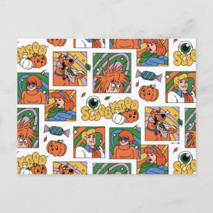 Cartão Postal Padrão de Fotos de Halloween do Scooby-Doo