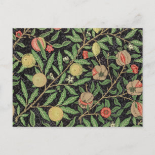 Cartão Postal Padrão de Frutas de William Morris (1862)