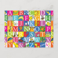 Padrão de Letras Maiúsculas Coloridas do ABC do Dr