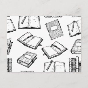 Cartão Postal Padrão de livro