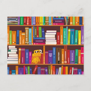 Cartão Postal Padrão de livro