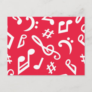 Cartão Postal Padrão de música