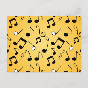 Cartão Postal Padrão de música