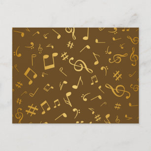 Cartão Postal Padrão de música