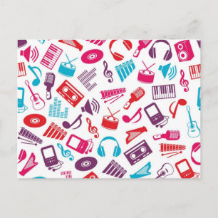 Cartão Postal Padrão de música