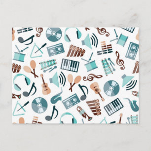 Cartão Postal Padrão de música