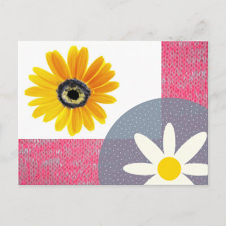 Cartão Postal Padrão de Queimadura Rosa Paz Amor Destino Arte