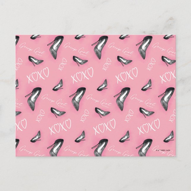 Cartão Postal Padrão de Saltos Altos da Gossip Girl (Frente)