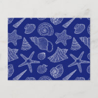 Padrão de shell azul brilhante