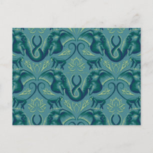 Cartão Postal Padrão de Tapeçaria Tranquilo de Safari - The Whit