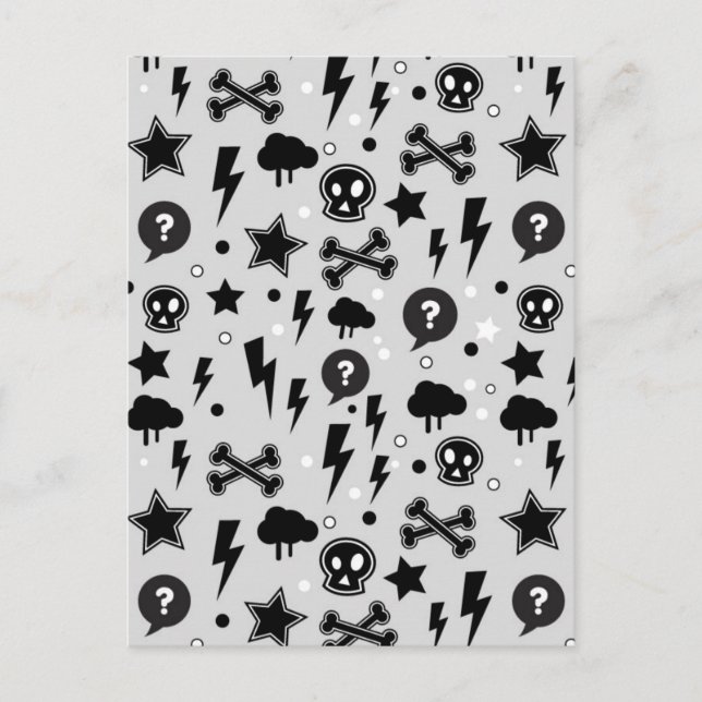 Cartão Postal Padrão de tendências (Frente)