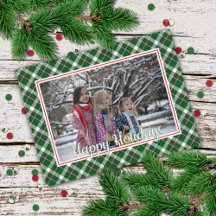 Padrão de Xadrez Azul Verde Vermelho Clássico Pers