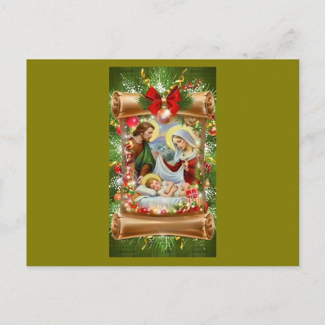 Cartão Postal Padrão - Design Clássico para Qualqu (Frente)