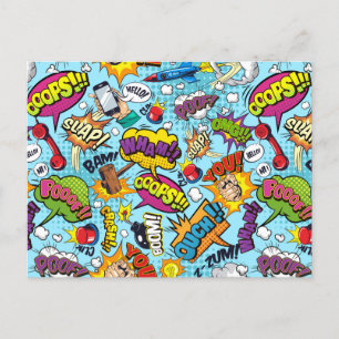 Cartão Postal Padrão do História em quadrinhos