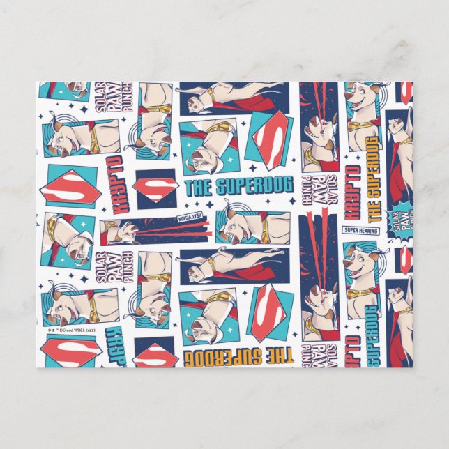 Cartão Postal Padrão do painel de músicas Krypto (Frente)