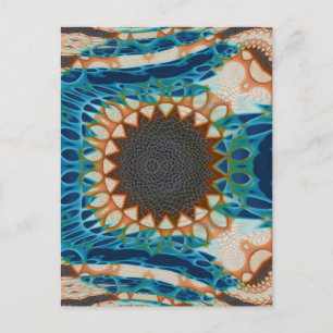 Cartão Postal Padrão Nativo Turquesa do Sudoeste