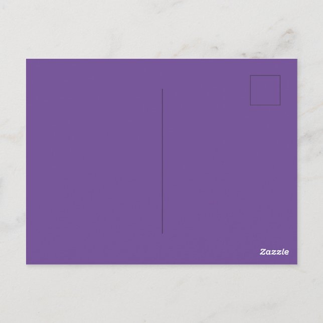Cartão Postal Padrão Perfeito com Imagem Personalizada (Verso)