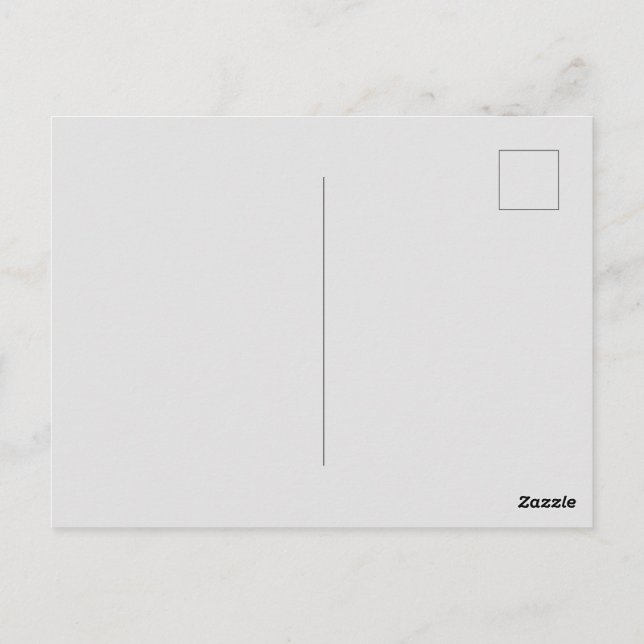 Cartão Postal Padrão Perfeito para Imagens da Cinza de Luz de Ma (Verso)