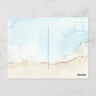 Cartão Postal Padrão Perfeito para Imagens no Oceano Azul