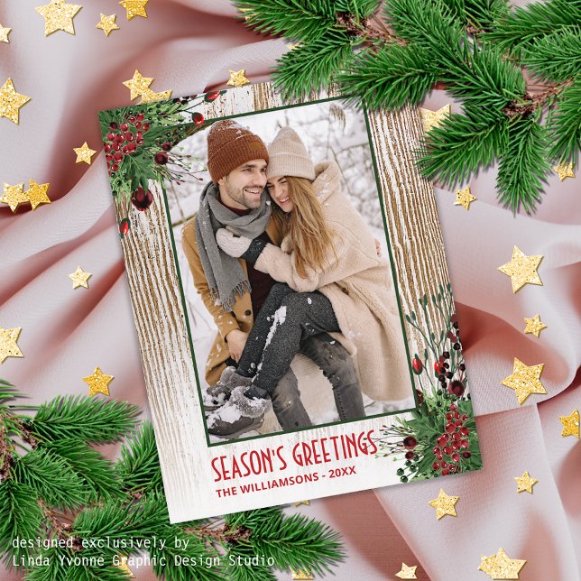 Cartão Postal Padrão Personalizado de Terra e Planícies de Madei (Criador carregado)