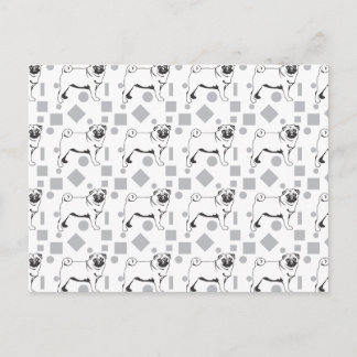 Cartão Postal Padrão pug