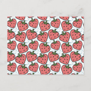 Cartão Postal padrão uniforme de fruta   Padrão da superfície