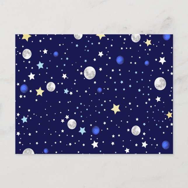 Cartão Postal Padrão Universo (Frente)