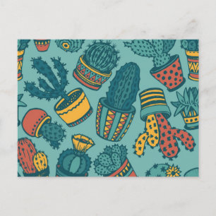 Cartão Postal Padrão vegetal