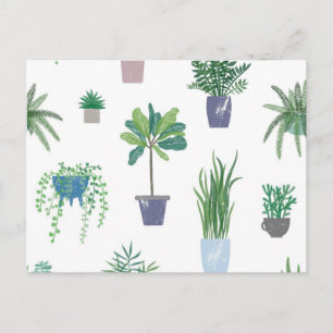 Cartão Postal Padrão vegetal