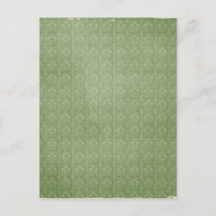 Cartão Postal Padrão verde desbotado